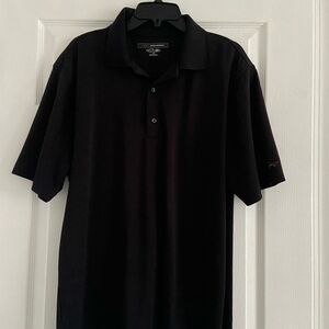 Men's Black Polo Shirt Greg Norman